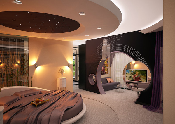3d max modern bedroom design bed - Modern Bedroom... by solarseas